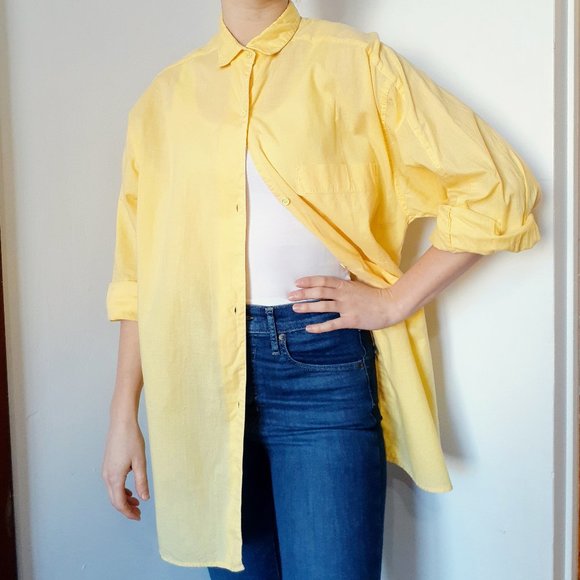 Oversize yellow shirt - Picture 2 of 5